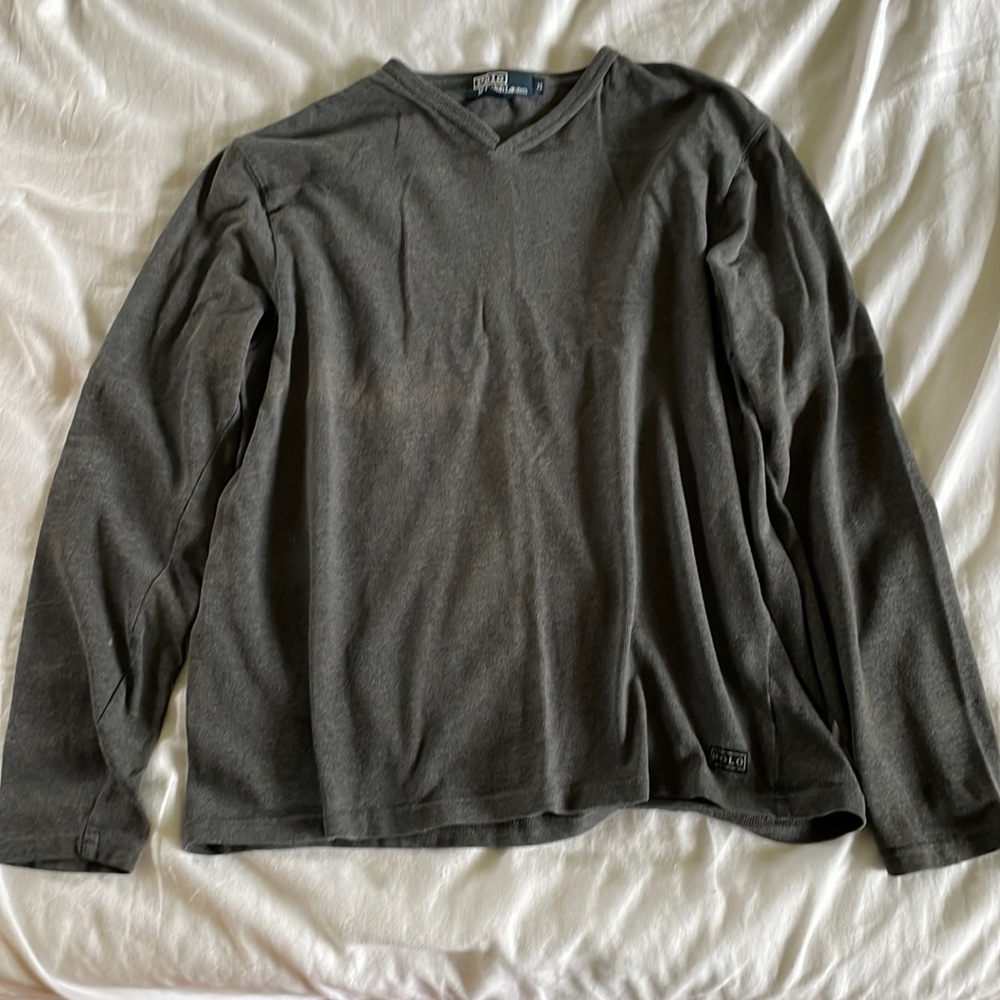 Polo by Ralph Lauren, Long Sleeve Soft Shirt, Men’s Medium, Grey